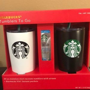 Brand new in box Starbucks Tumbler Set.